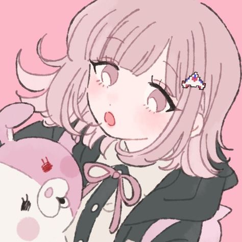 Chiaki Nanami, Goodbye Despair, Danganronpa 2, An Anime, Danganronpa, Pink Hair, Hair, Anime, Pink