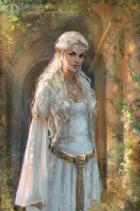 Galadriel by IcedWingsArt.deviantart.com on @DeviantArt Elves Fantasy, Heroic Fantasy, Fantasy Magic, Oil Canvas, Legolas, Arte Fantasy, 판타지 아트, Fantasy Inspiration, Medieval Fantasy