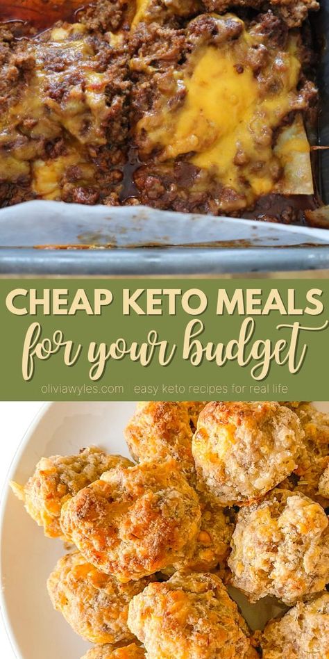 These cheap keto meals are the perfect recipe for your ketogenic or low carb lifestyle. When you need keto meals that are cheap, here is a great article with ideas and how to keep things cheap! Low Carb Cheap Meals, Affordable Snacks, Keto Budget, Budget Keto, Cheap Keto Recipes, Cheap Keto Meals, Low Calorie Meal Prep, Cheap Keto, Low Calorie Meal