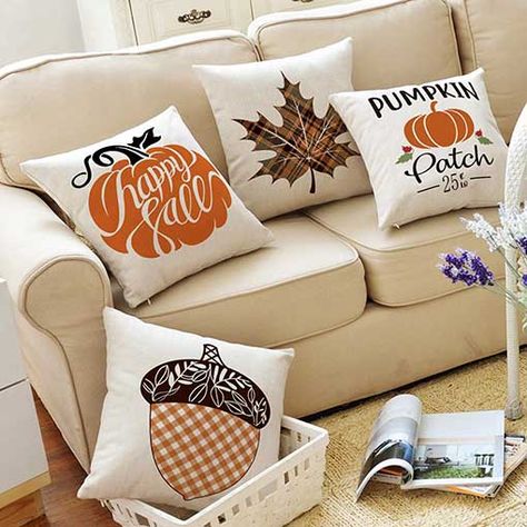 Farmhouse decor is a hot home decor trend. We have the scoop on 25 of the best fall farmhouse throw pillows for Halloween and Thanksgiving. Farmhouse Throw Pillows, Farmhouse Decor Trends, Best Pillows For Sleeping, Thanksgiving Pillows, Red Christmas Decor, Diy Pillow Covers, Farmhouse Throw Pillow, Fall Throw Pillows, Halloween Throw Pillow