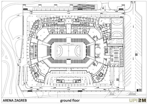 Stadium Plan, Stadium Architecture, Indoor Arena, Stadium Design, Capacity Building, Sports Stadium, Zagreb Croatia, Abs And Cardio Workout, Sports Arena