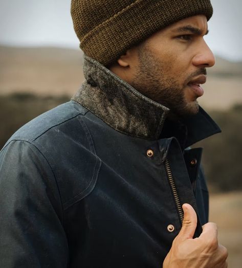 Flint and Tinder Waxed Hudson Jacket Waxed Canvas Jacket, Flint And Tinder, Waxed Jacket, Taylor Stitch, Canvas Jacket, Rugged Look, Hunting Jackets, Wax Jackets, Clothes For Men