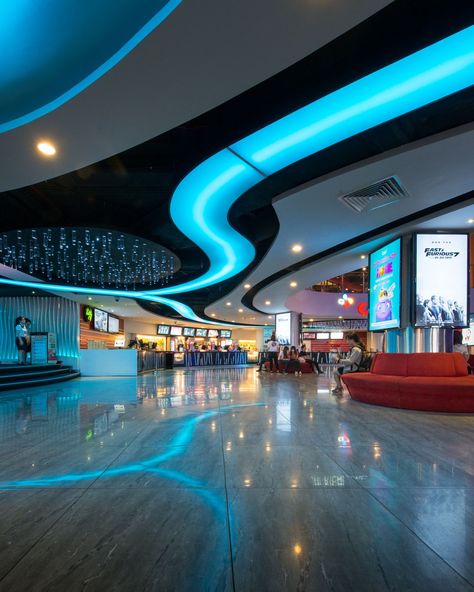 CGV Cresent Mall - OBA Cinema Entrance Design, Cinema Lobby Design, Vivo City Singapore, Corridor Storage, Cinema Lobby, Space Projector, Vivo City, Cinema Hall, Cinema Architecture