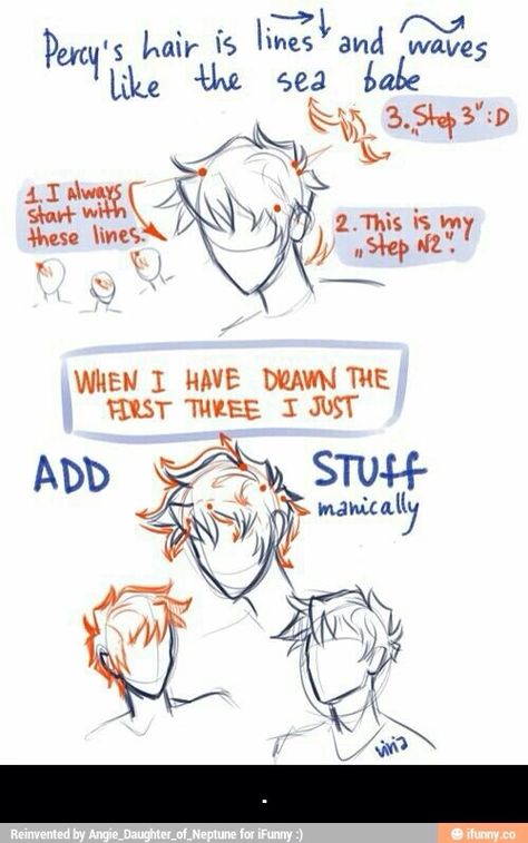 How to draw Percy Jackson's hair by Viria. Fae Drawings, Some Drawings, Character Design Cartoon, Drawing Help, 얼굴 드로잉, Some Sketches, Leo Valdez, Viria, Messy Hair