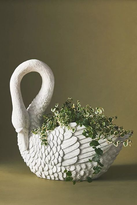 Swan Vase, Matilda Goad, Swan Planter, Music Jokes, Anthropologie Uk, Paper Craft Diy Projects, Easy Entertaining, Ballet Beautiful, Makeup Tutorials