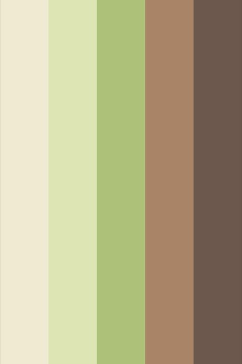 Cream Color Palette, Cream Color Scheme, Green Cafe, Hex Color Palette, Forest Color, Brown Color Palette, Natural Aesthetic, Color Schemes Colour Palettes, Green Palette