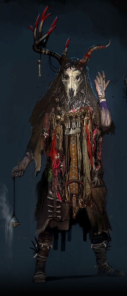 Dark Shaman, Larp Ideas, Tree Monster, Weird West, Fantasy Portraits, Fantasy Forest, Blood Moon, Dark Ages, Character Designs