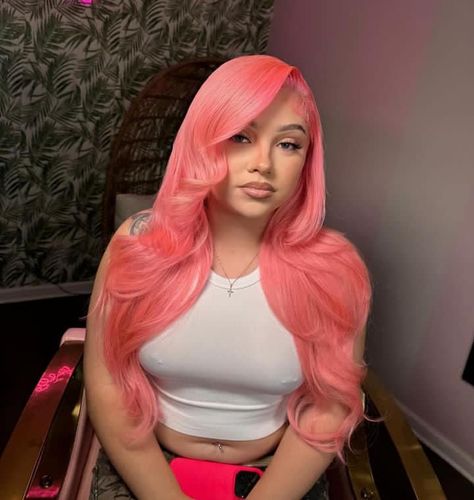 This is Winning 🏆🥇 install 🩷🩷🩷 . . . #pinkhair #hairinspo #viral #Share #postoftheday Pink Lace Front Wig, Birthday Hairstyle, Wig Installs, Pink Lace Front, Aliexpress Hair, Birthday Hairstyles, Long Hair Color, Pink Wig, Pretty Hair Color