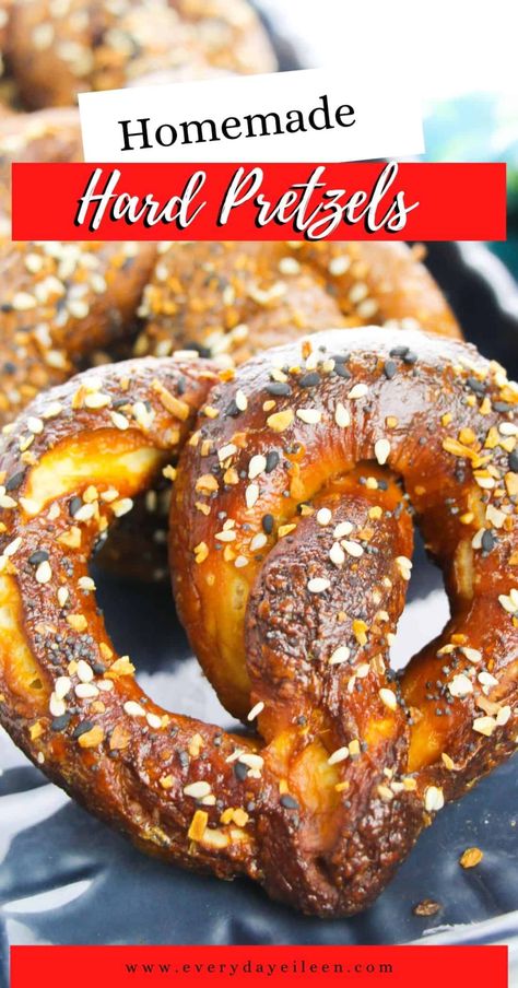 Crunchy Pretzel Recipe, Hard Pretzel Recipe, Hard Pretzels Recipe, Hard Pretzels, Pretzel Ideas, Baked Pretzels, Pretzel Recipe, Tailgate Parties, Snack Craving