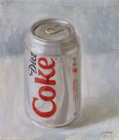 Diet Coke by Justin Clayton Diet Coke Can, Growth And Decay, Coke Cans, Diet Coke, Tell Your Story, Gcse Art, Coors Light Beer Can, Pastel Art, Hand Embroidery Patterns