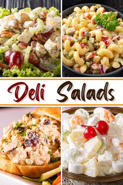 Deli Salads, Salads To Make, Rotisserie Chicken Salad, Deli Counter, Summer Eats, Creamy Potato Salad, Grape Salad, Veggie Sandwich, Best Salad Recipes