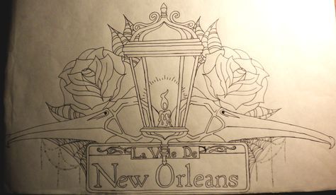 Chest Piece Tattoo Design, Chest Piece Tattoo, Louisiana Tattoo, New Orleans Tattoo, Chest Piece Tattoos, Arm Sleeve Tattoos, Best Sleeve Tattoos, Chest Piece, American Traditional Tattoo