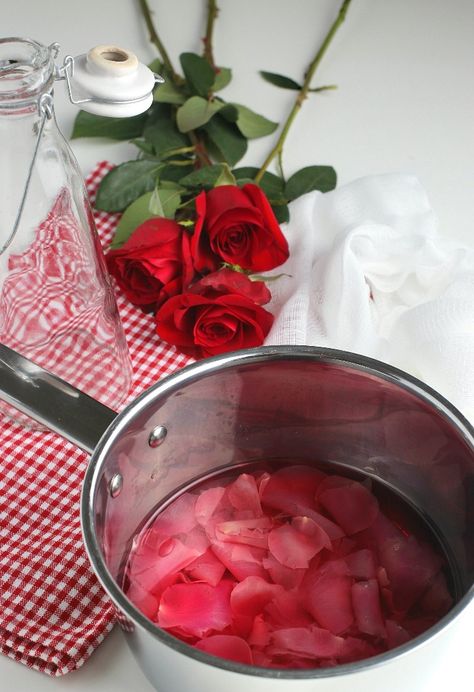 How To Make Rose Water Using Fresh Flowers | The Foodie Affair Rose Water Aesthetic, Make Rose Water At Home, Make Rose Water, Rose Water Diy, Rose Jam, Skin Wallpaper, It's Just A Phase, How To Make Rose, Elf Fairy