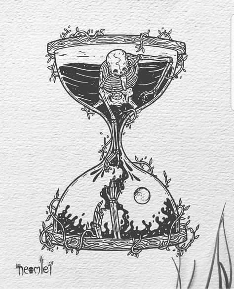 A Drawing, What If, In Time, Skeleton, Not Available, Tattoo Ideas, I Can, Tattoos, Design