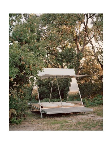 Bush Camp, Luxury Camping Tents, Camping Shelters, Design Camp, Jewellery Showroom, Camping Tents, Australian Architecture, Call Of The Wild, Concrete House