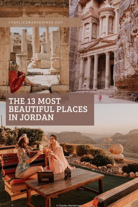 Find the most beautiful places in Jordan to add to your Jordan travel bucket list. These are the best places to visit in Jordan and the most Instagrammable places in Jordan, perfect spots to stop on a Jordan road trip. | jordan travel beautiful places | jordan travel guide | jordan travel bucket lists | jordan bucket list | jordan places to visit | jordan places to see | where to go in jordan Visit Jordan, Travel Beautiful Places, City Of Petra, Jordan Travel, Most Instagrammable Places, Instagrammable Places, Bucket Lists, Group Travel, Travel Board