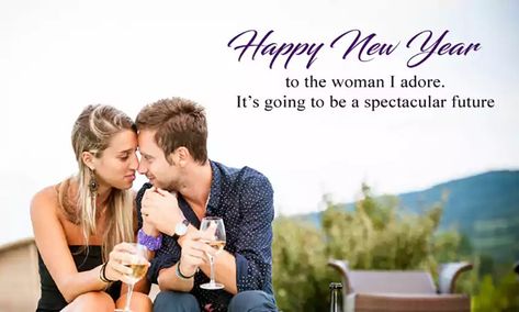 Happy New Year Couple Images 2024 - QuotesProject.Com New Year Message For Husband, Wishes Happy New Year, Best New Year Wishes, Quotes New Year, Happy New Year Baby, Best Wishes Messages, New Year Wishes Messages, New Year Wishes Quotes, New Year Wishes Images