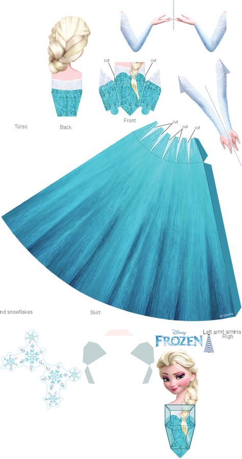 Disney Frozen Elsa Papercraft Craft Printable 0913 (1) | Clothing | Fashion & Beauty Frozen Paper Dolls, Frozen Photos, Frozen Free, Frozen Crafts, Disney Paper Dolls, Olaf Snowman, Princess Paper Dolls, Frozen Bday Party, Disney Frozen Party