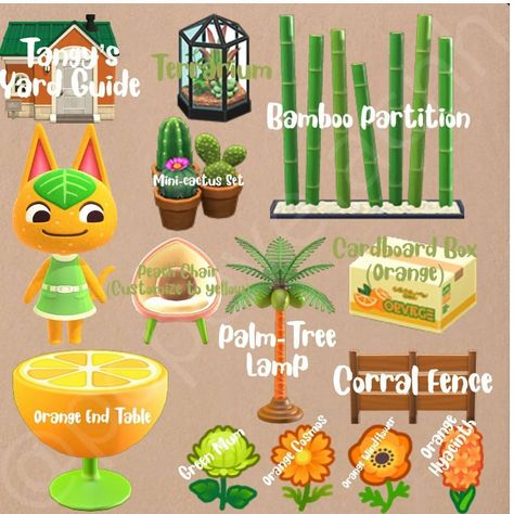 Julia 🌻 on Instagram: “Tangy's yard guide 🍊🍋 Who else do you want to see guides for? Made by @popeye.acnh AC partner @tory.crossing…” Acnh Cute Island Inspiration, Acnh Garden, Villager House, Acnh Yard, Nintendo Switch Animal Crossing, Ac Ideas, Yard Ideas Cheap, Yard Ideas Backyard, Animal Crossing Guide