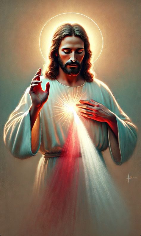 Jesus Mercy, Divine Mercy Jesus, Jesus Love Images, Christ Painting, Catholic Artwork, Jesus Our Savior, Jesus Videos, Virgin Mary Art, Jesus Christ Painting