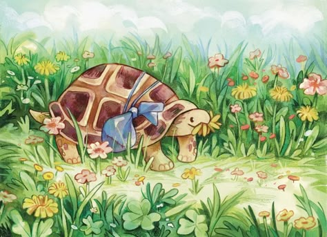 Tortoise Drawing, Rabbit Painting, A Thing Of Beauty, Turtle Love, Turtle Painting, Turtle Art, Sketchbook Art Journal, A Turtle, Animal Sketches