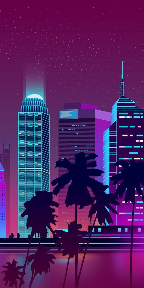 Wallpaper Night City, Synthwave Wallpaper, Japan Cyberpunk, Cyberpunk Japan, Cyberpunk Illustration, 1366x768 Wallpaper Hd, Gta Vice City, Cityscape Wallpaper, Neon City