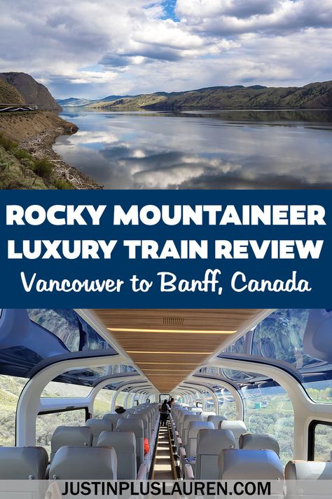 Rocky Mountain Train Trip, Train Ride Vacations, Canada Train Trip, Rocky Mountaineer Train Trips, Vancouver Train, Bucket List Canada, Via Rail Canada, Canadian Train, Train Travel Usa