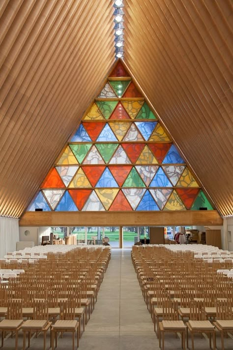 Cardboard Cathedral, Christchurch Nz, Shigeru Ban, Modern Church, Urban Center, Japanese Architect, Sacred Architecture, Church Interior, Religious Architecture