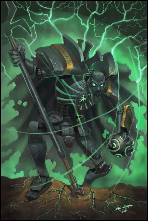 Necron by ska-fandr on DeviantArt Necron Overlord, Warhammer 40k Necrons, 40k Artwork, Far Future, Gallery Artwork, Warhammer Art, Warhammer 40k Artwork, The Grim, Artist Websites