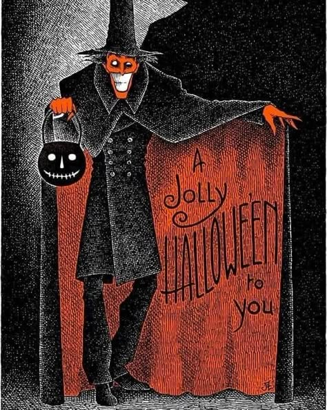 Halloween Man, Vintage Halloween Art, Japan Illustration, Halloween Graphics, Modern Halloween, Halloween Flyer, Horror Artwork, Man Illustration, Halloween Artwork