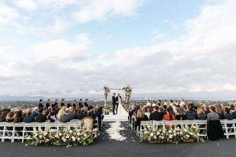 Rooftop Ceremony in Marina Del Rey    Photography: Aevitas Weddings   Read More:  http://www.insideweddings.com/weddings/rooftop-ceremony-ballroom-reception-with-english-garden-theme/1286/ Barnsley House, Rooftop Ceremony, Sissinghurst Castle, Ballroom Reception, Rustic Wedding Ceremony, Inside Weddings, Wedding Venue Los Angeles, Outdoors Birthday Party, English Gardens