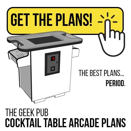 In this project, we’re going to make a cocktail table arcade cabinet that we think you’ll to love! Cocktail Arcade Cabinet Plans, Arcade Cabinet Plans, Arcade Controller, Arcade Table, Basic Woodworking, Cabinet Plans, Arcade Cabinet, Control Panels, Wood Ideas