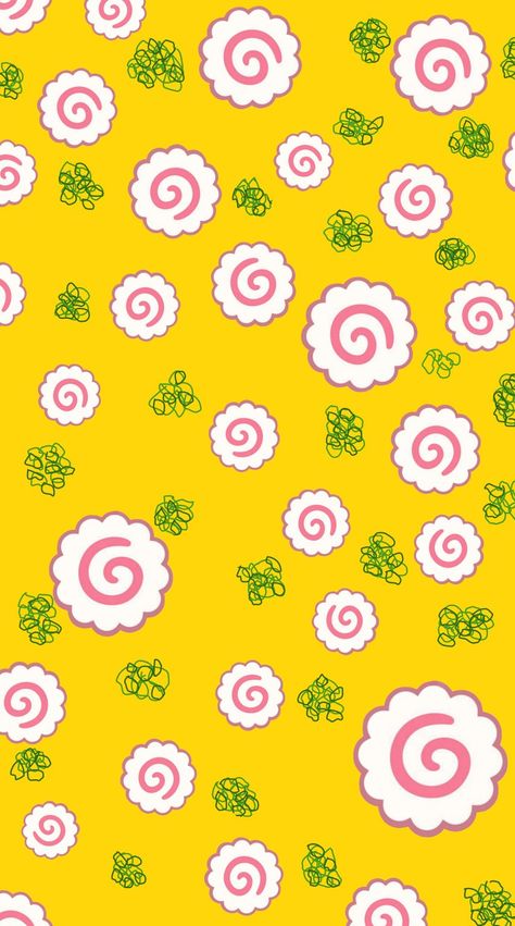 #naruto #narutouzumaki #uzumaki #narutomaki #yellow #wallpaper #iphone #quarantine #fish #ramen #background #anime #weeb #otaku Naruto Backgrounds Wallpapers, Naruto Ramen Wallpaper, Narutomaki Aesthetic, Anime Pattern Wallpaper, Ramen Background, Yellow Anime Wallpaper, Ramen Wallpaper, Naruto Food, Naruto Pattern