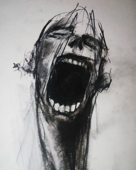 Charcoal Sketch, Sketch Drawing, Horror Art, Sketch, On Instagram, Instagram, Art