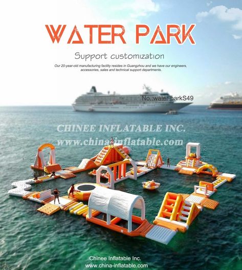 S49 Inflatable Floating water park Aqua park Water Island from Chinee inflatables - Inflatables,Inflatable Bouncers,Inflatable Water Slides,Inflatable Tents,Inflatables for Games in Chinee Water Inflatables, Water Obstacle Course, Inflatable Floating Island, Inflatable Island, Resort Design Plan, Inflatable Water Slides, Outdoor Party Games, Lake Fun, Water Island