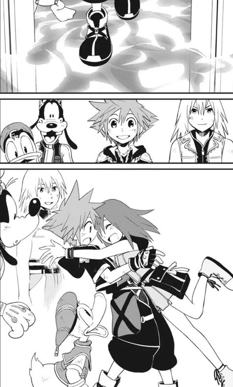 Kingdom Hearts Manga, Riku Kingdom Hearts, Kh 3, Simple Anime, Kingdom Hearts Fanart, Sora Kingdom Hearts, Kingdom Hearts Art, Aesthetic Goth, Kingdom Heart