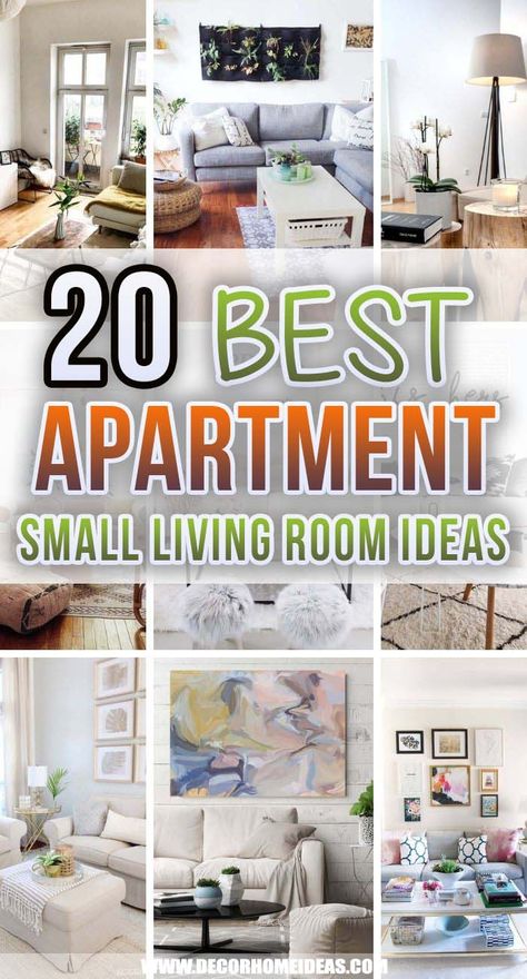 Best Small Apartment Living Room Ideas Living Room Decor Rental, Cute Small Living Room Ideas, Small Apartment Living Room Ideas, Apartment Decor On A Budget, Apartment Decorating Living Room, Small Apartment Decorating Living Room, Small Apartment Decor, Bedskirts, Apartment Styling