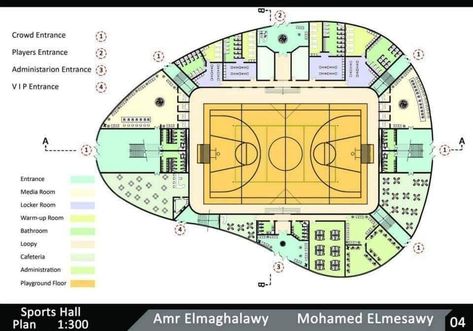 Sports Complex Site Plan, Stadium Floor Plan Design, School Floor Plan, University Plan, Sports Facility Architecture, Architecture Design Presentation, Campus Design, Concept Models Architecture, University Architecture