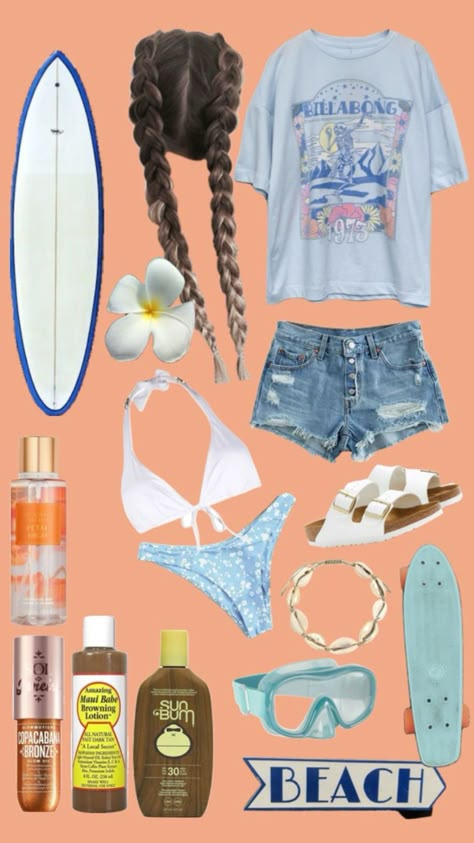 Beachy Aesthetic Clothes, Obx Merch, Coconut Clothes, Beachy Fits, Obx Outfits, Outer Banks Outfits, Beachy Outfit, Beach Girl Outfits, Cute Summer Fits