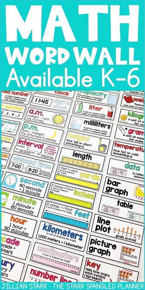 Guided Math Centers, Math Word Wall, Math Card Games, Math Wall, Math Word Walls, Word Walls, Math Vocabulary, Math Intervention, Word Wall Cards