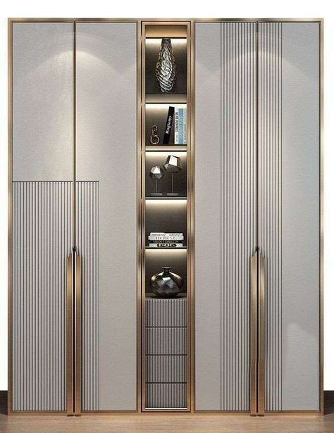 Open Door Cupboard Design, Unique Wardrobe Door Designs, Stylish Wardrobe Design, Wadrobe Designs, Wooden Partition Design, Bedroom Layout Design, Stair Design Architecture, Wardrobe Laminate Design, Pantry Closet Design