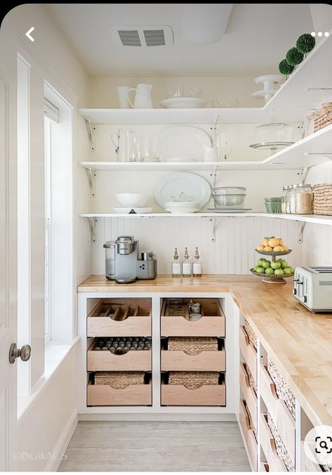 Pantry Closet Design, Pantry Layout, Pantry Inspiration, House Pantry, Pantry Laundry, Pantry Room, Pantry Remodel, Pantry Shelving, Kitchen Pantry Design