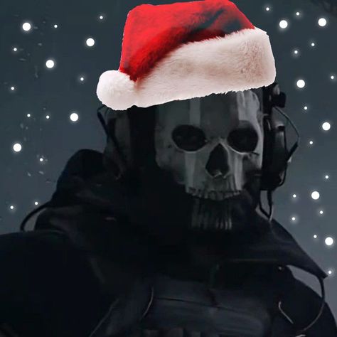 Call Of Duty Christmas Wallpaper, Call Of Duty Christmas Pfp, Ghost Cod Christmas, Cod Christmas Pfp, Call Of Duty Christmas, Call Of Duty Costumes, Cod Pfp, Cod Icon, John Mactavish