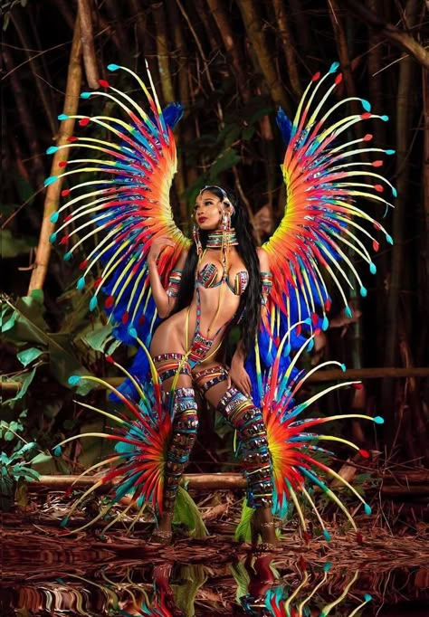 Brazilian Carnival Costumes, Carribean Carnival Costumes, Carnival Outfit Carribean, Caribbean Carnival Costumes, Carnival Dancers, Theme Carnaval, Carnival Girl, Carnival Fashion, Brazil Carnival