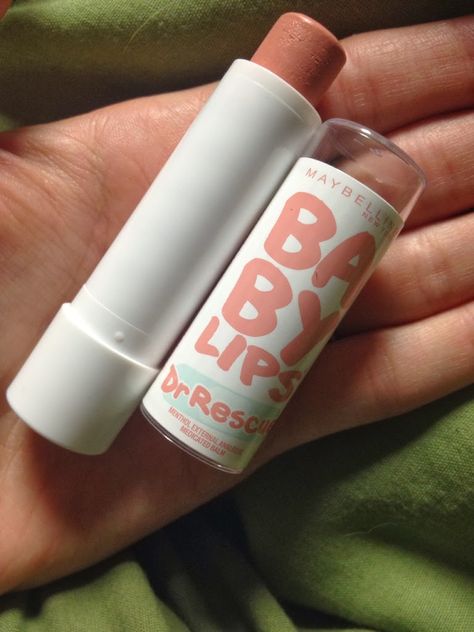 Maybelline Baby Lips Dr. Rescue Medicated Balm, Just Peachy  So hydrating and pretty on Lip Bambs, Cute Lipbalm, Soft Lips Lip Balm, Baby Lips Maybelline Collection, Baby Lip Balm, Baby Lips Lip Balm, Baby Lips Gloss, Baby Lips Maybelline, Lip Gloss Cosmetics