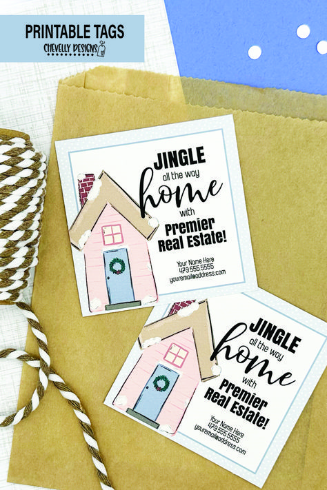 This festive season, charm your clients with our editable "Jingle All The Way Home" Real Estate Christmas Referral Gift by Chevelly Designs. Perfect as a pop-by label or for stepping up your real estate marketing game! Let your business jingle all the way to success. Real Estate Christmas, Classmates Gifts, Home Real Estate, Real Estate Gifts, Way To Success, Christmas Pops, Party Favor Tags, Jingle All The Way, Gift Tags Printable