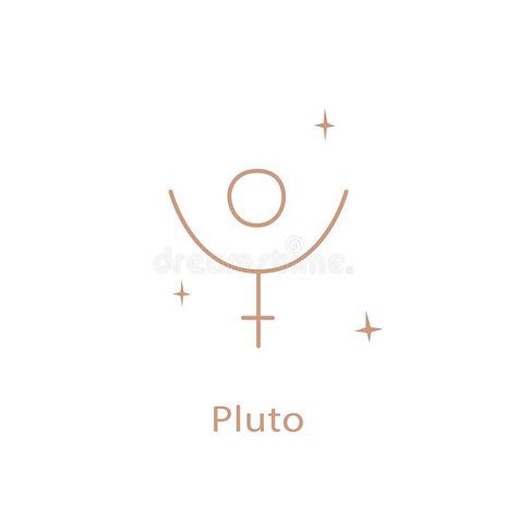 Pluto Tattoo Ideas, Planetary Symbols Tattoo, Pluto Planet Tattoo, Pluto Tattoo Planets, Pluto Symbol Tattoo, Pluto Glyph Tattoo, Pluto Tattoo, Planet Tattoos Pluto, Pluto Aesthetic Astrology