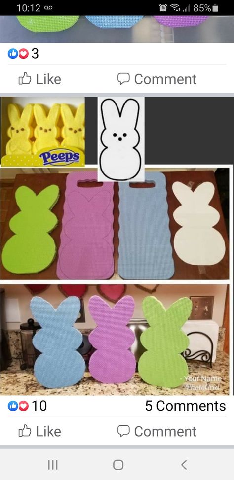 Peeps Easter Decorations Diy, Diy Peeps Plush, Peeps Houses For Easter, Peeps Crafts Projects, Diy Peeps Decor, Dt Easter Crafts, Easter Peeps Crafts, Peeps Piñata, Easter Peeps Decorations