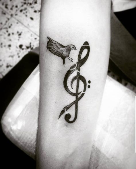 Bird Music Tattoo, Music Bird Tattoos, Music Bird, Bird Tattoo, Music Tattoo, Birds Tattoo, Original Music, Infinity Tattoo, Tatting