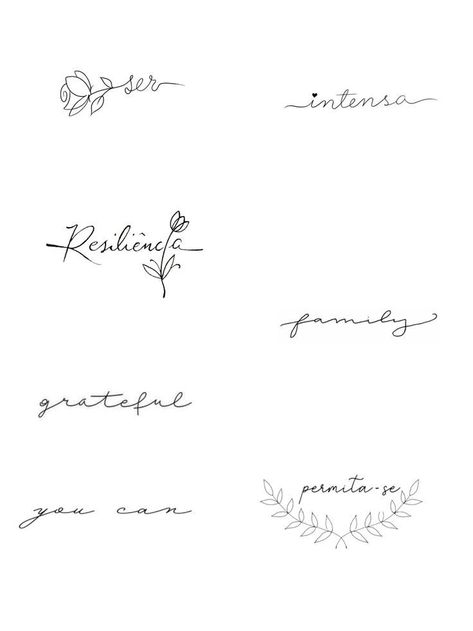 Short Word Tattoos, Tato Flash, Tato Minimal, Tattoo Fonts Cursive, Cursive Tattoos, Small Quote Tattoos, Hand Tattoos For Girls, Muster Tattoos, Small Pretty Tattoos